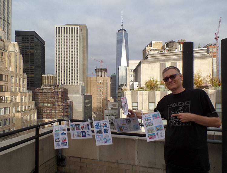 New York City USA Nowy Jork World Happy Skyscraper Cartoons Tour