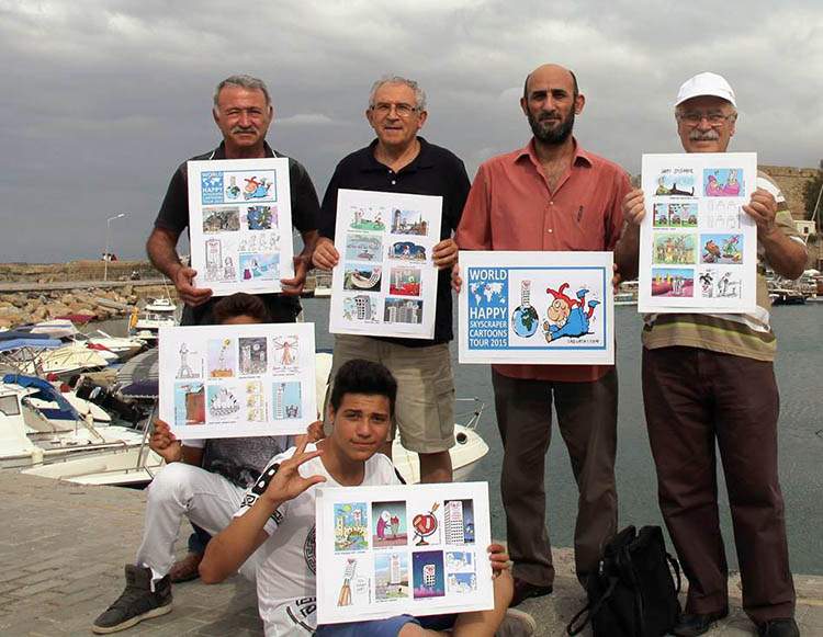 Kyrenia Northern Cyprus World Happy Skyscraper Cartoons Tour