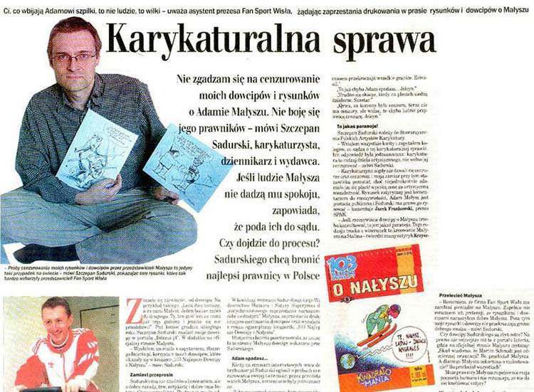 Adam Małysz dowcipy humor