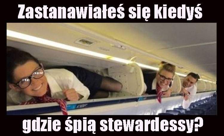 stewardessy humor kawały dowcipy stewardessa piloci samoloty linie lotnicze