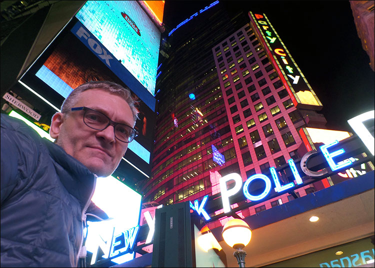 Nowy Jork, Szczepan Sadurski, Times Square