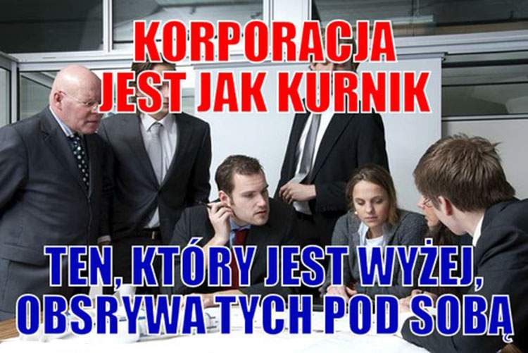 dowcipy o korporacji korpo humor korporacyjny praca kawały korporacja na wesoło memy