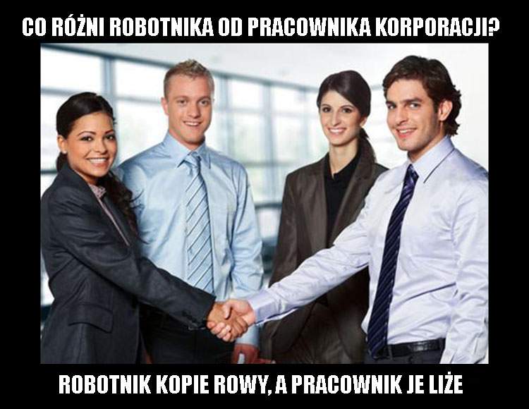 praca w korporacji na wesoło