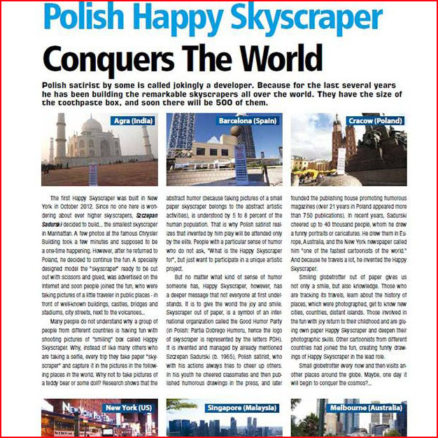 happy skyscraper happy tower wesoły wieżowiec