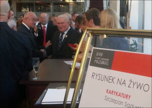 Lech Wałęsa Szczepan Sadurski karykatury