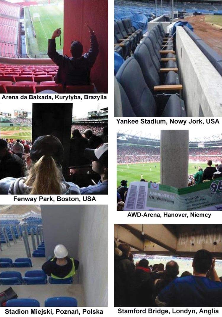 stadiony trybun miejsca kibice piłka nożna