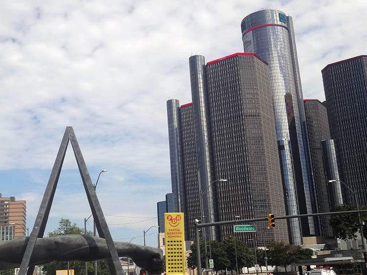 Detroit Michigan USA Arm rzezba