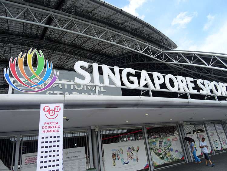 Singapore National Stadium stadion w Singapurze
