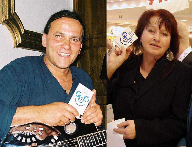 Jacek Spruch gitarzysta Danuta Błażejczyk Partia Dobrego Humoru