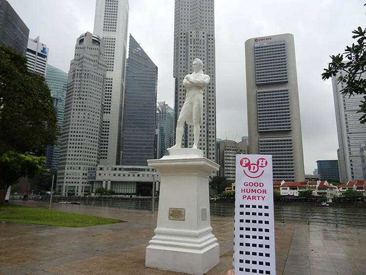 Thomas Stamford Raffles statue Singapur
