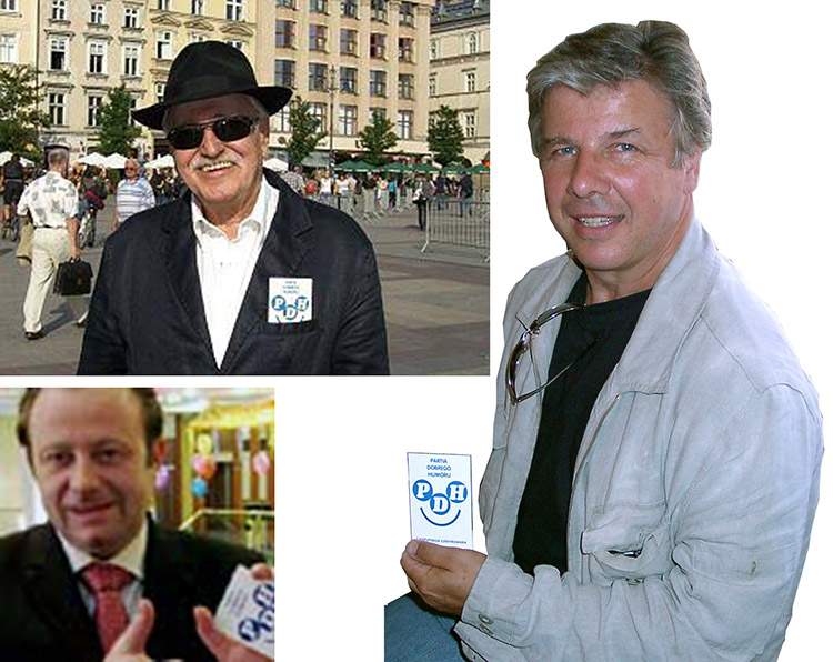 Jan Nowicki Emilian Kamiński Olaf Lubaszenko Partia Dobrego Humoru