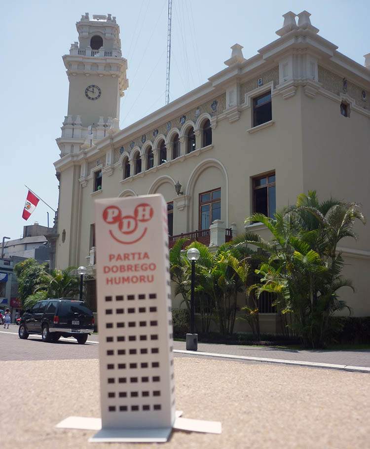 Lima Peru Wesoły Wieżowiec 