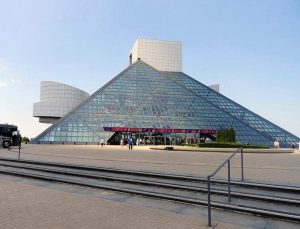 rock and roll hall of fame museum Cleveland Ohio USA