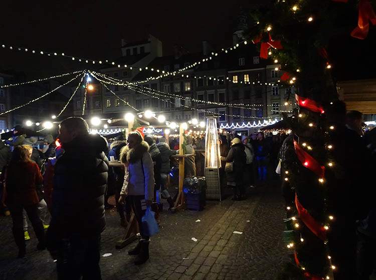 Warszawa jarmark bożonarodzeniowy