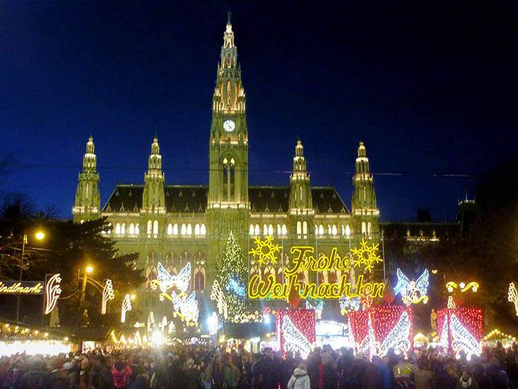 Wiedeń Austria jarmarki bożonarodzeniowe
