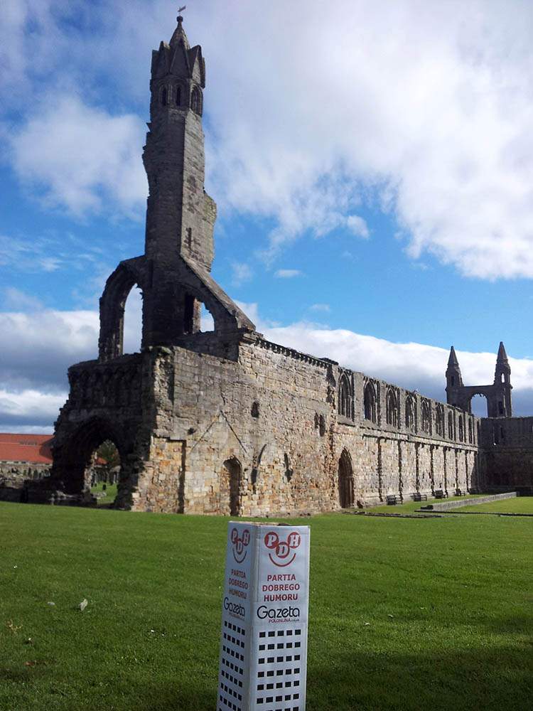 St Andrews Szkocja Scotland katedra ruiny