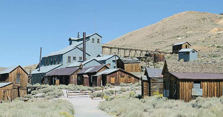 Bodie ghost town Dziki Zachód gorączka złota Kalifornia