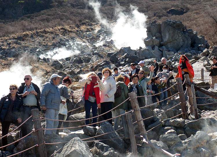 Hakone Owakudani Japan Japonia góra Fuji wulkan