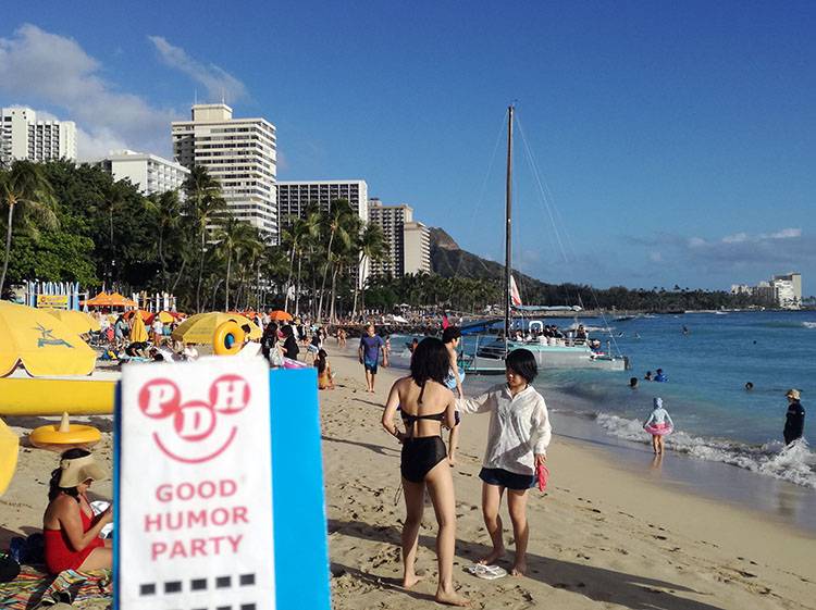 Waikiki Beach O'ahu Hawaje ciekawostki USA