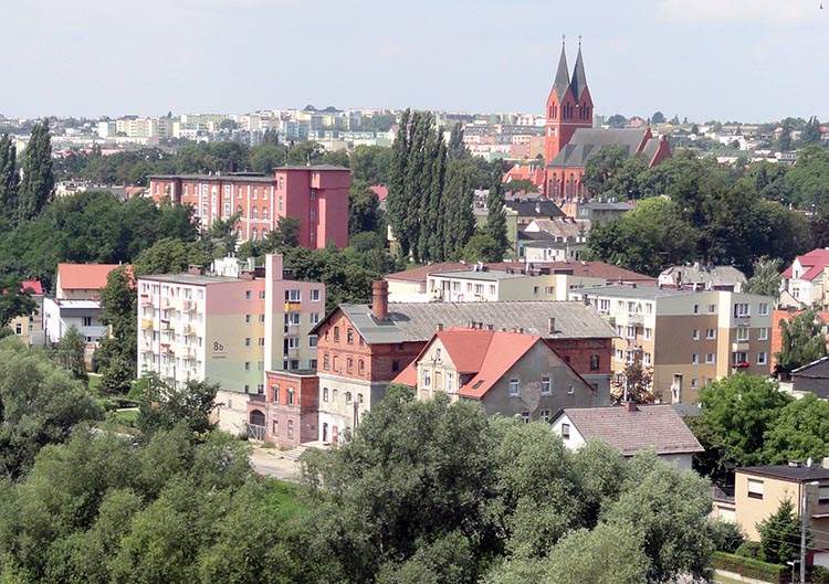Świecie ciekawostki kościół panorama
