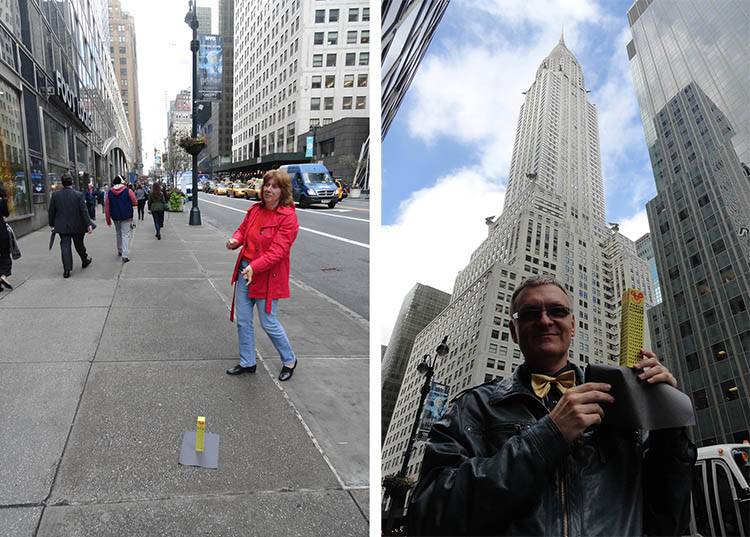Manhattan Nowy Jork NYC wesoły wieżowiec Happy Skyscraper
