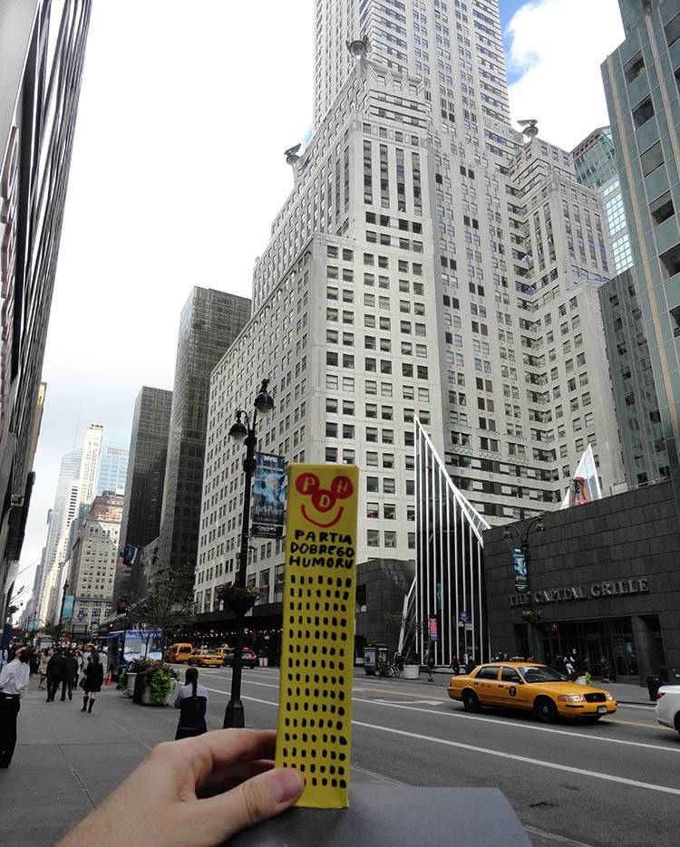 Manhattan Nowy Jork NYC wesoły wieżowiec Happy Skyscraper Chrysler Building