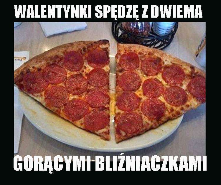 mem dowcip pizza kawałki