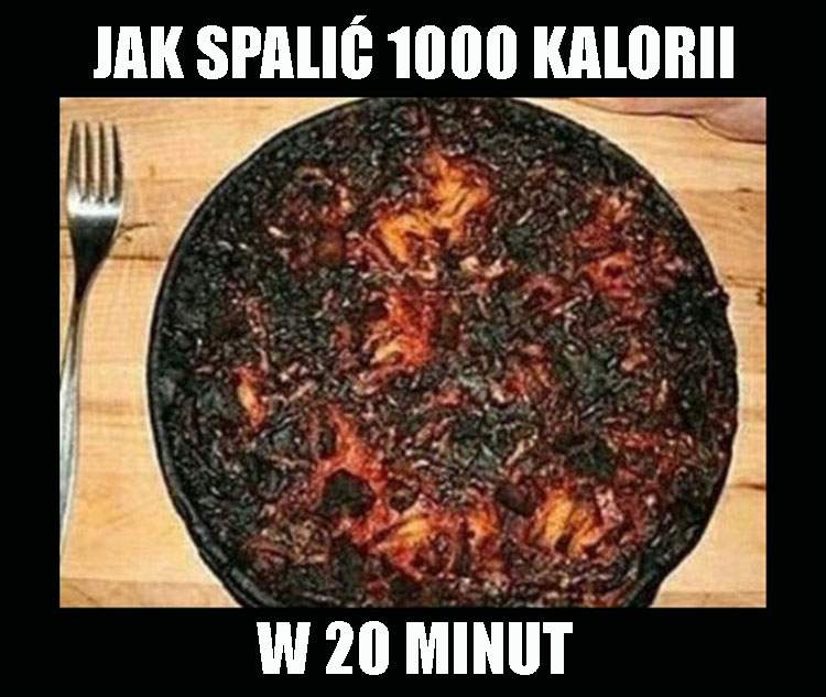spalona pizza humor śmieszne