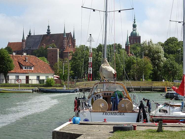 Frombork ciekawostki port