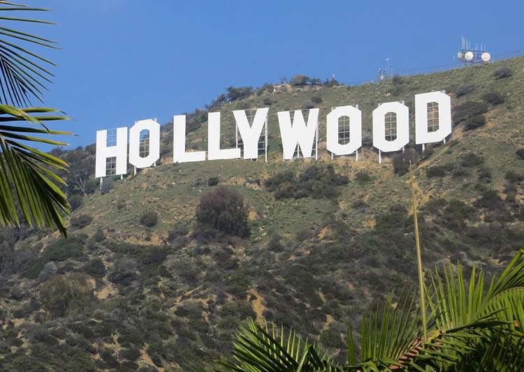 napis Hollywood Sign Los Angeles ciekawostki o USA Amerykanach Stany Zjednoczone