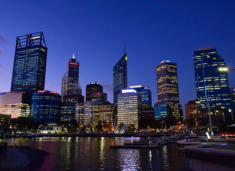 miasto Perth w Australii Antypody