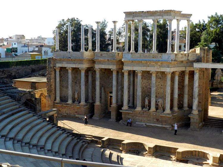 Merida Hiszpania Extramedura teatr rzymski