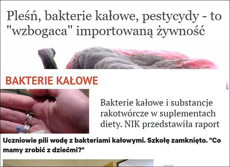 bakterie kałowe e coli paciorkowiec kałowy