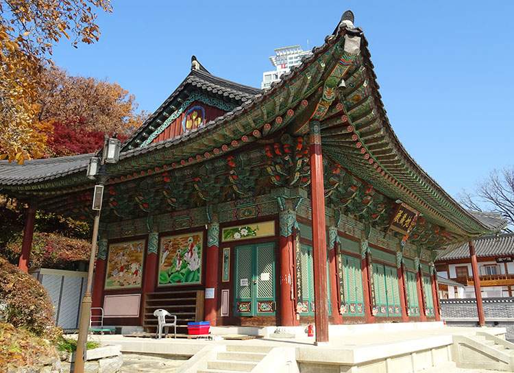 świątynia Bongeunsa temple budda Gangnam Seul Korea Południowa buddyzm