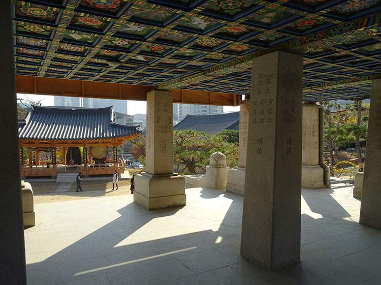 świątynia Bongeunsa temple budda Gangnam Seul Korea Południowa buddyzm