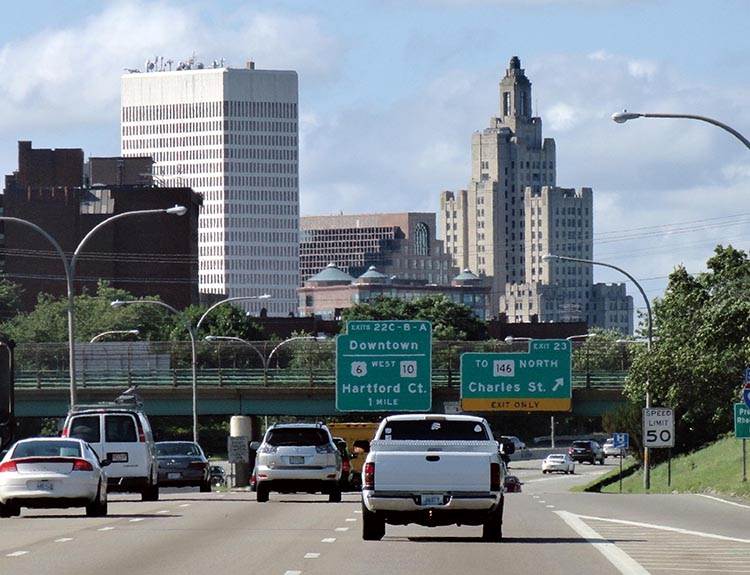 Bank pof America Providence ciekawostki atrakcje Rhode Island