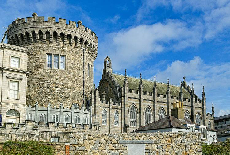 zamek w Dublinie Dublin fakty o Irlandii