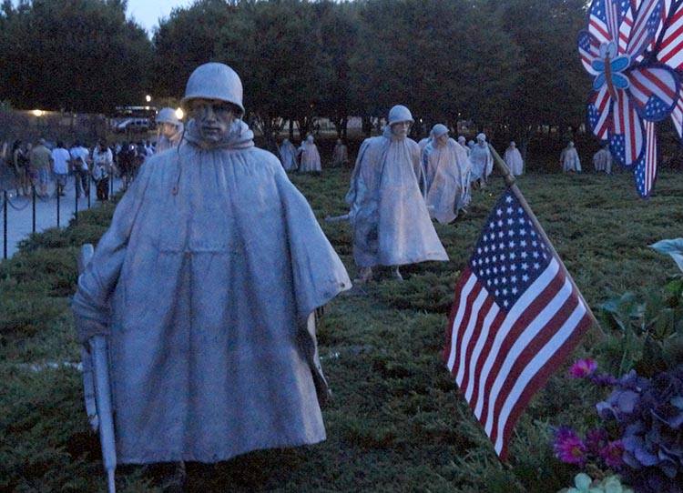Pomnik Weteranów wojny w Korei Waszyngton ciekawostki