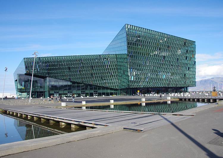 Harpa sala koncertowa Reykjavik Islandia ciekawostki