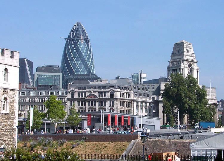 Ogórek Gherkin Londyn ciekawostki Anglia