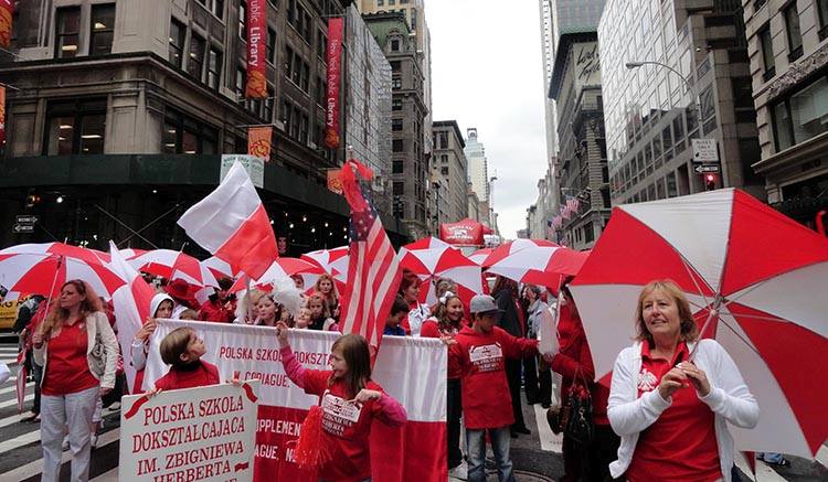Parada Pułaskiego Nowy Jork Pulaski Parade NYC