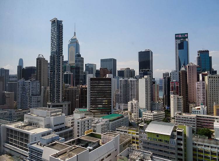 Central Plaza Hong Kong miasto Hongkong wieżowce architektura