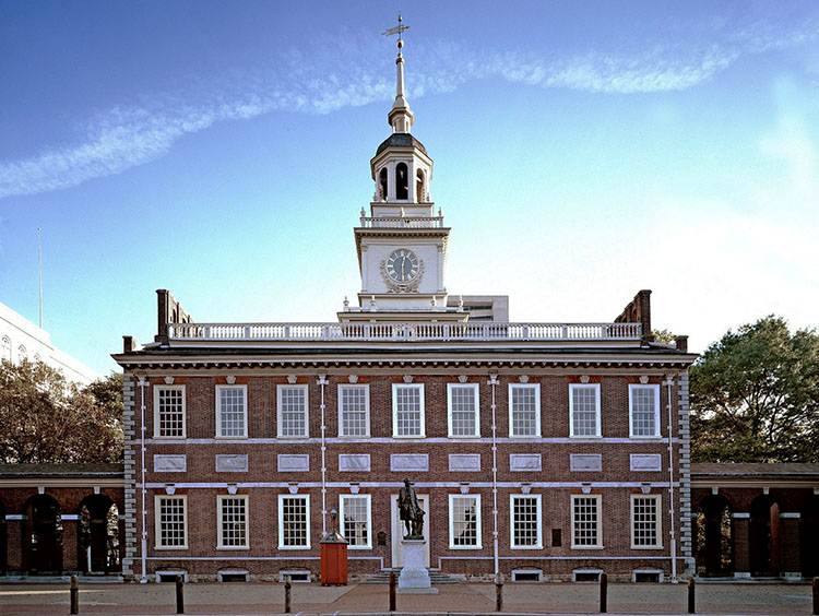Independence Hall ratusz w Filadelfii