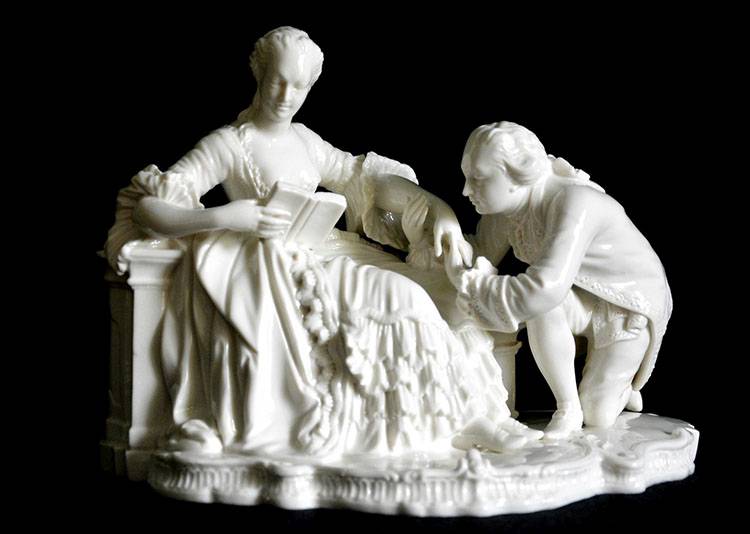 figurka porcelanowa pocałunek całowanie ciekawostki pocałunki miłość Walentynki
