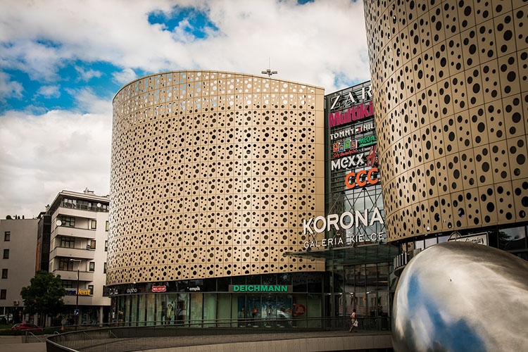 Korona galeria handlowa Kielce ciekawostki atrakcje