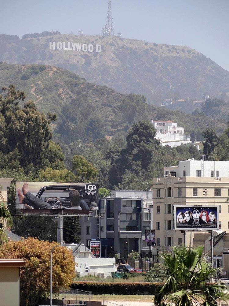 Hollywood Sign znak ciekawostki zdjęcia historia litery