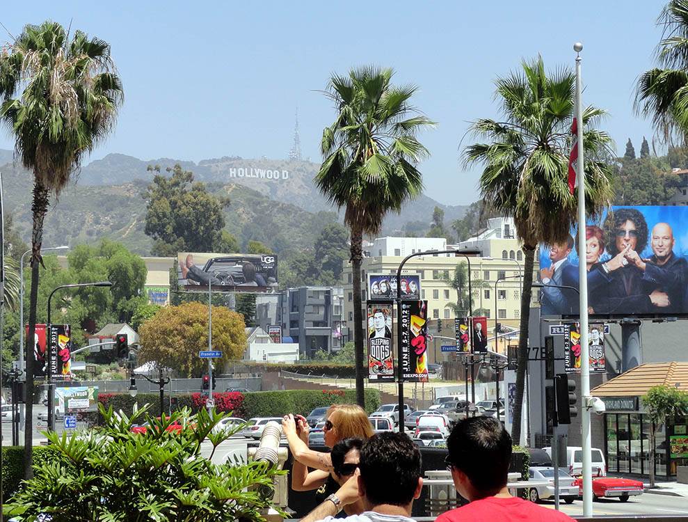 Hollywood Sign znak ciekawostki zdjęcia historia litery