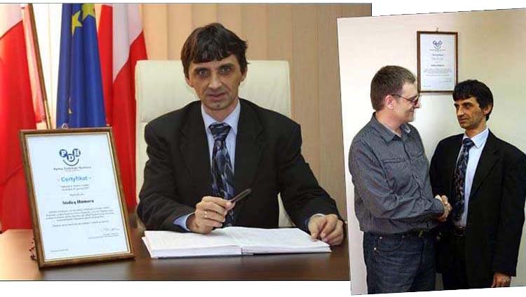 Wąchock ciekawostki stolica humoru partia dobrego burmistrz Wąchocka certyfikat