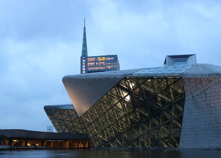 Guangzhou opera Zaha Hadid