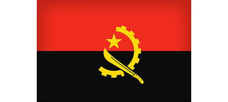 flaga Angoli Angola ciekawostki atrakcje Afryka